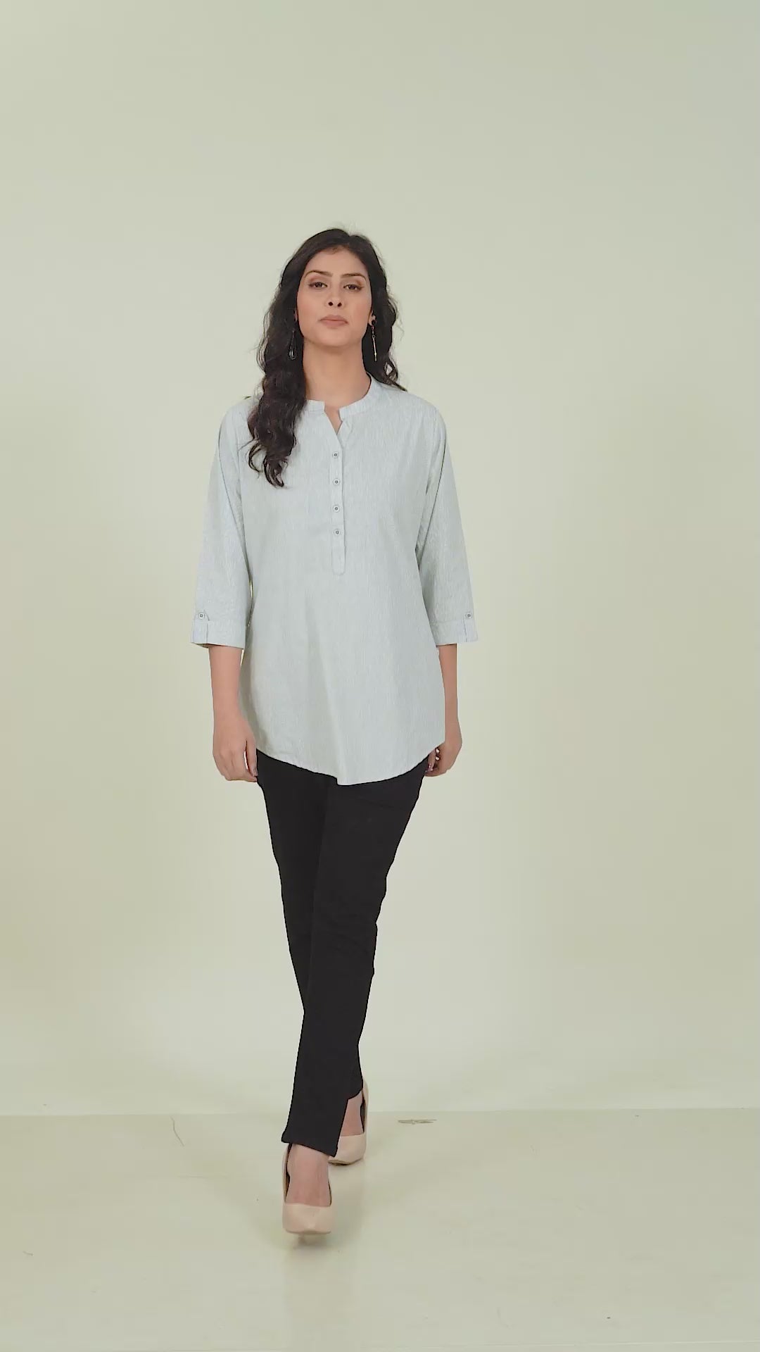 Textured Cotton Tunic Kurta